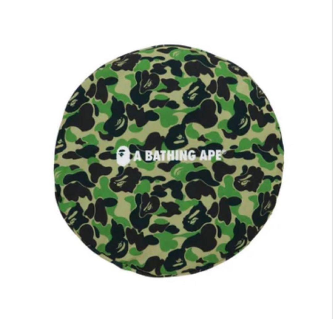 BAPE ABC CAMO CIRCLE FLUFFY BEADS クッション