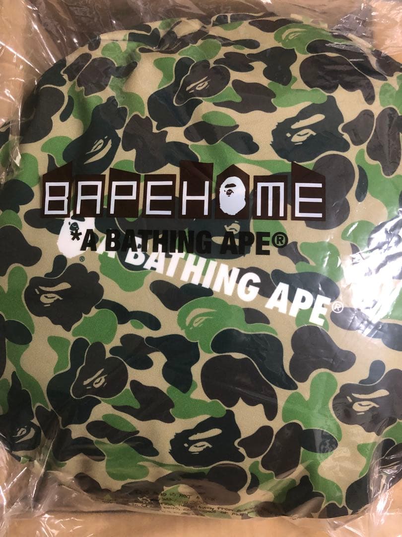 BAPE ABC CAMO CIRCLE FLUFFY BEADS クッション