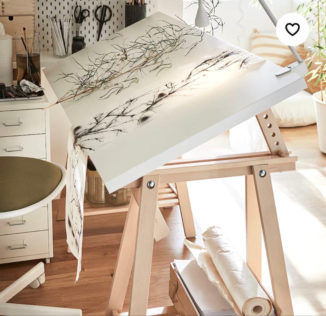 IKEA テーブル脚　2台　馬脚　ソーホース