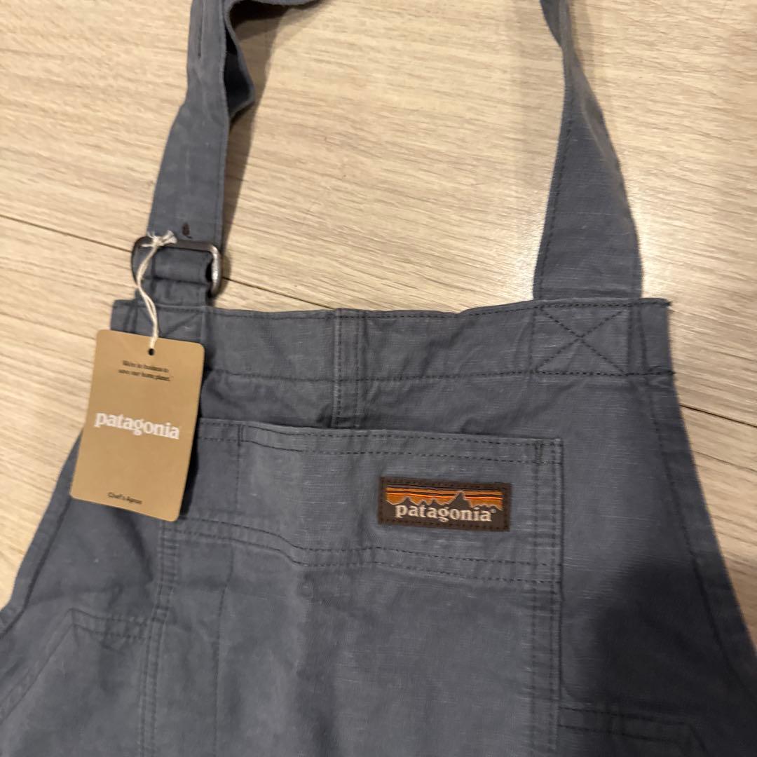 patagonia グレー オーガニックコットン　エプロン