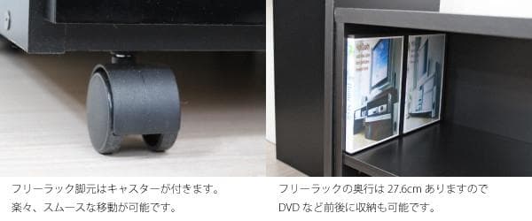 《新品・送料無料》《日本製》高級ブラック鏡面 ハイタイプ デスク3点セット