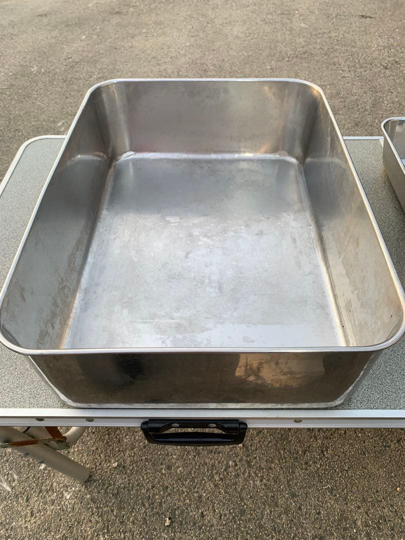 【ステンレスバット】大きめクローバー　4セット飲食店　業務用　厨房キッチン