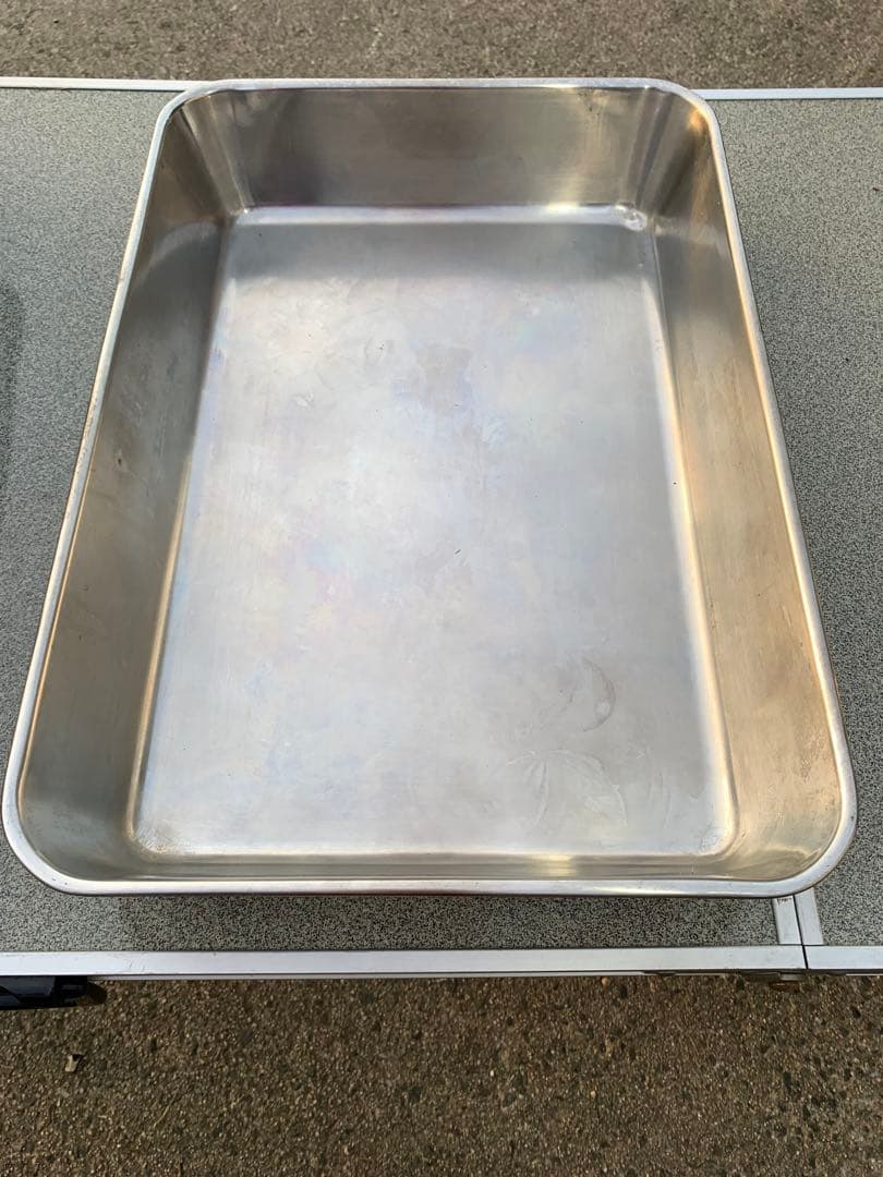 【ステンレスバット】大きめクローバー　4セット飲食店　業務用　厨房キッチン