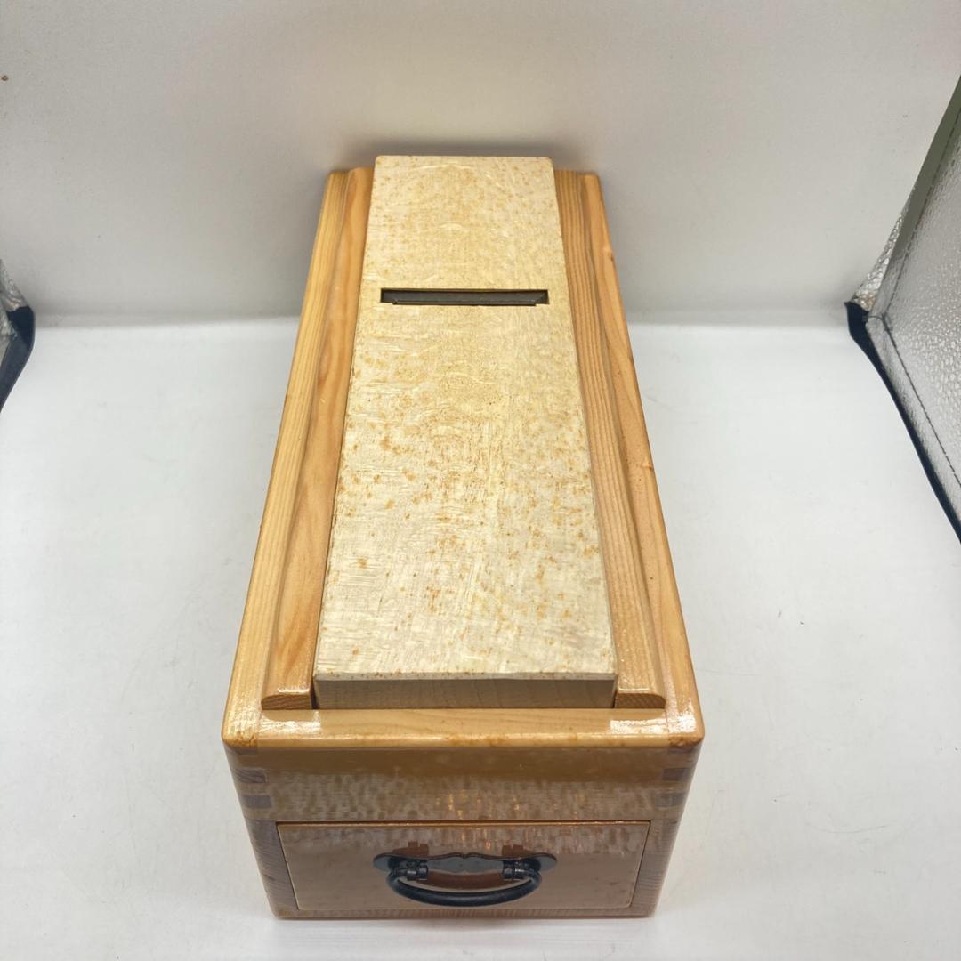 ▼日本製 匠 木製　かつお節削り器 　引出し付き