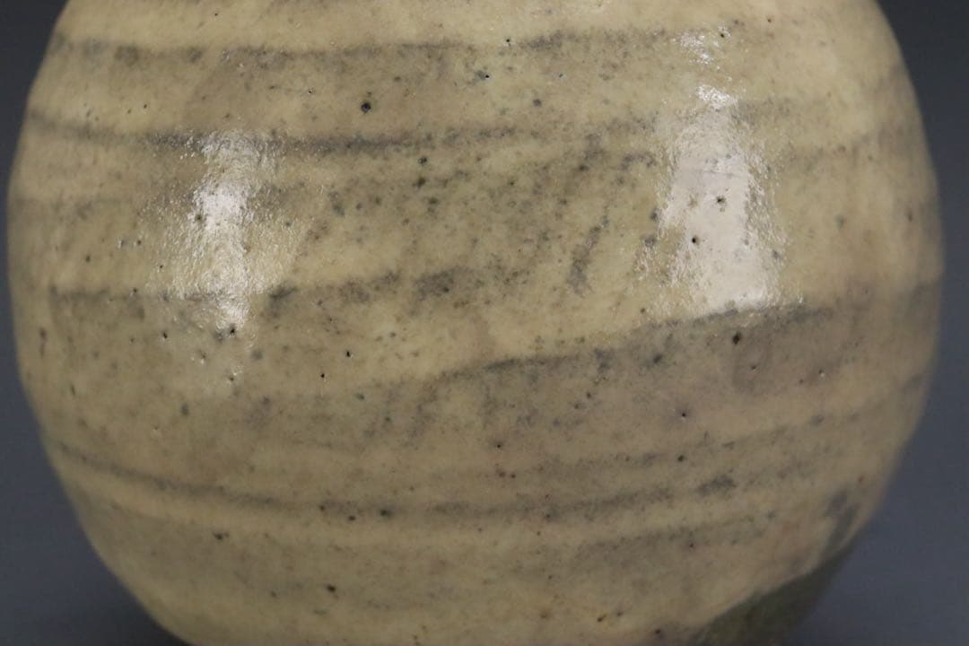 本物保証 北大路魯山人 鶏龍山土 粉吹手徳利 黒田陶々庵識箱