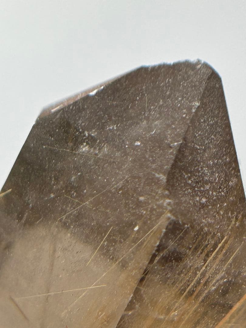 【新品未使用】スモーキールチル 原石 118g 母岩付きフロスト天然石