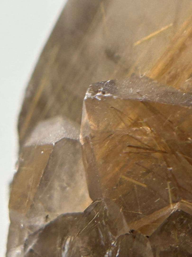 【新品未使用】スモーキールチル 原石 118g 母岩付きフロスト天然石