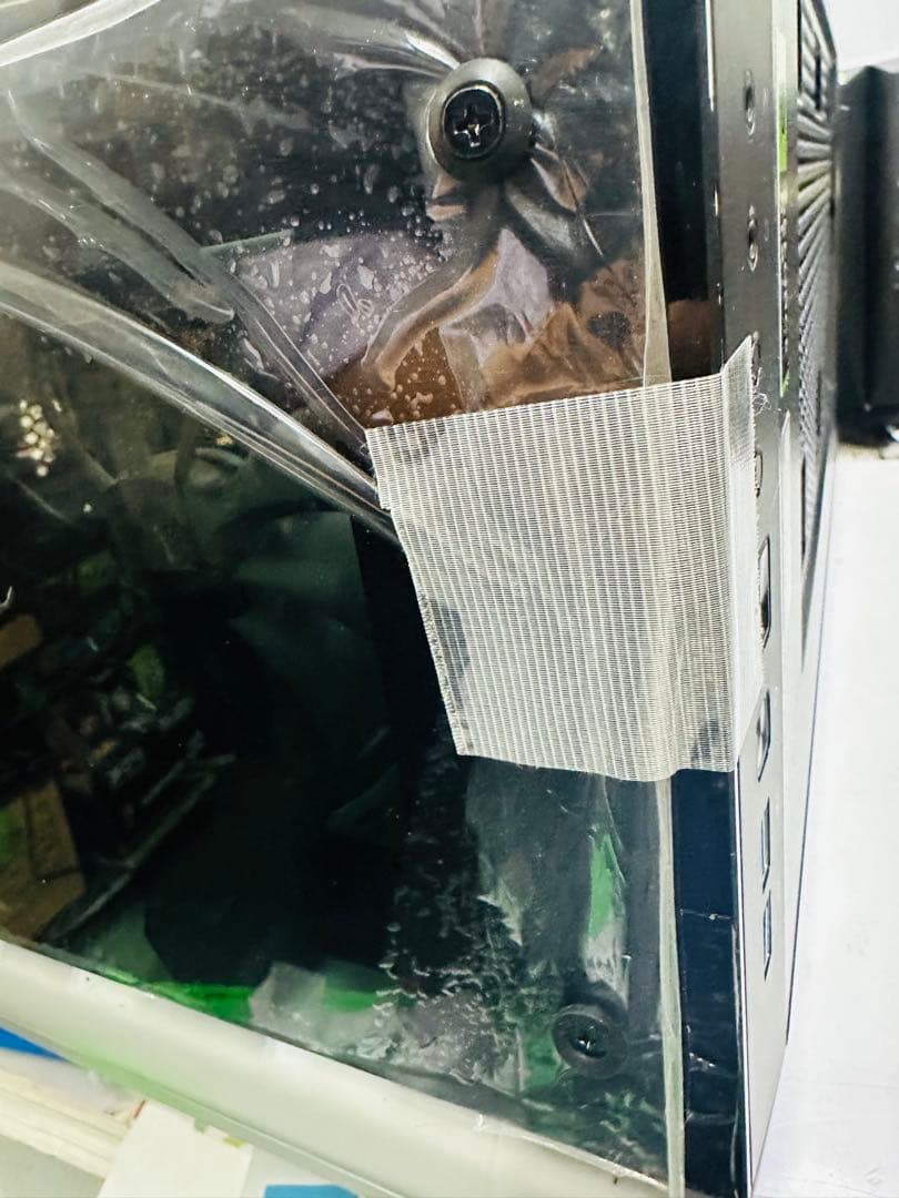 現状品ガレリアCrazy Raccoon コラボゲーミングPC透明ガラスケース