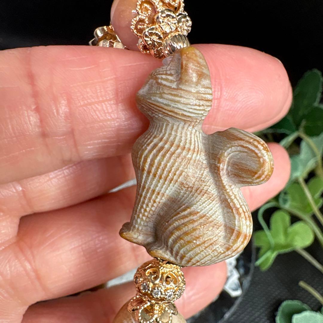 ＊くまこ❤︎様お取置き3/15＊ジェイド　茶トラ猫　フォッシルハート　ムーアカイト