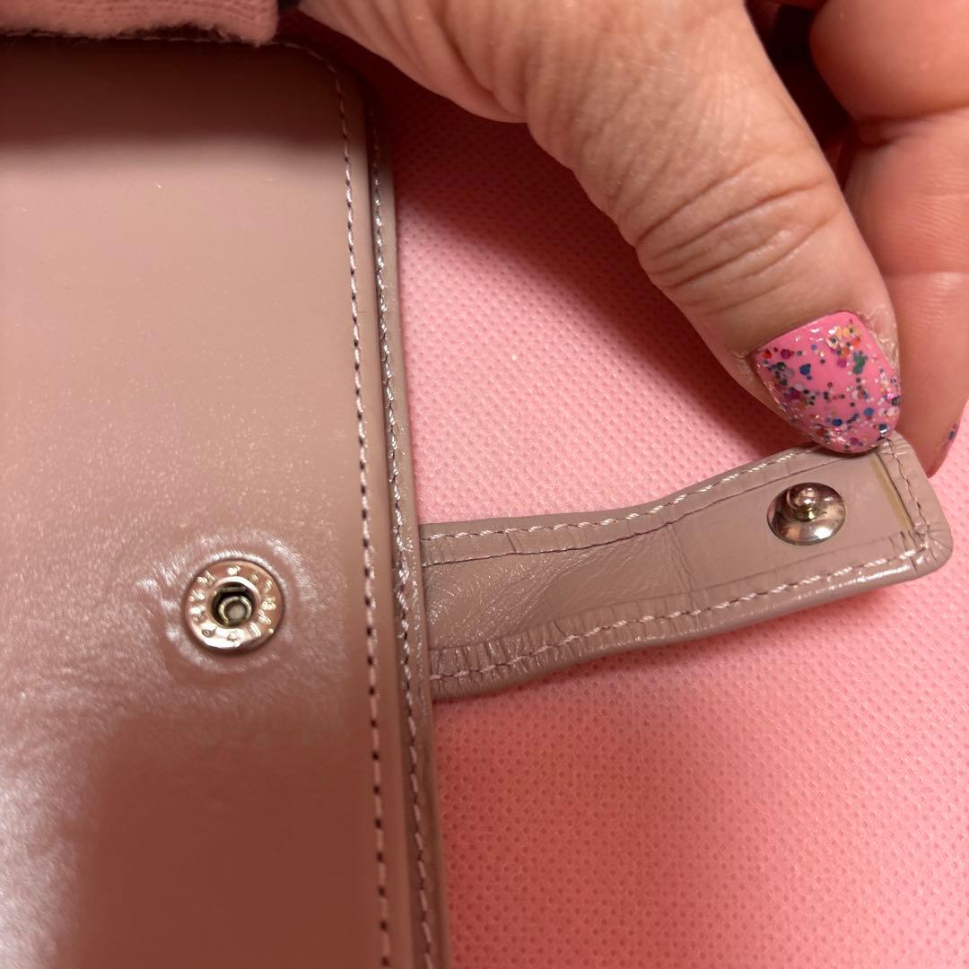 ヴィヴィアンウェストウッド☆ピンクべんジュ☆iPhoneX.XS用手帳型ボタン付