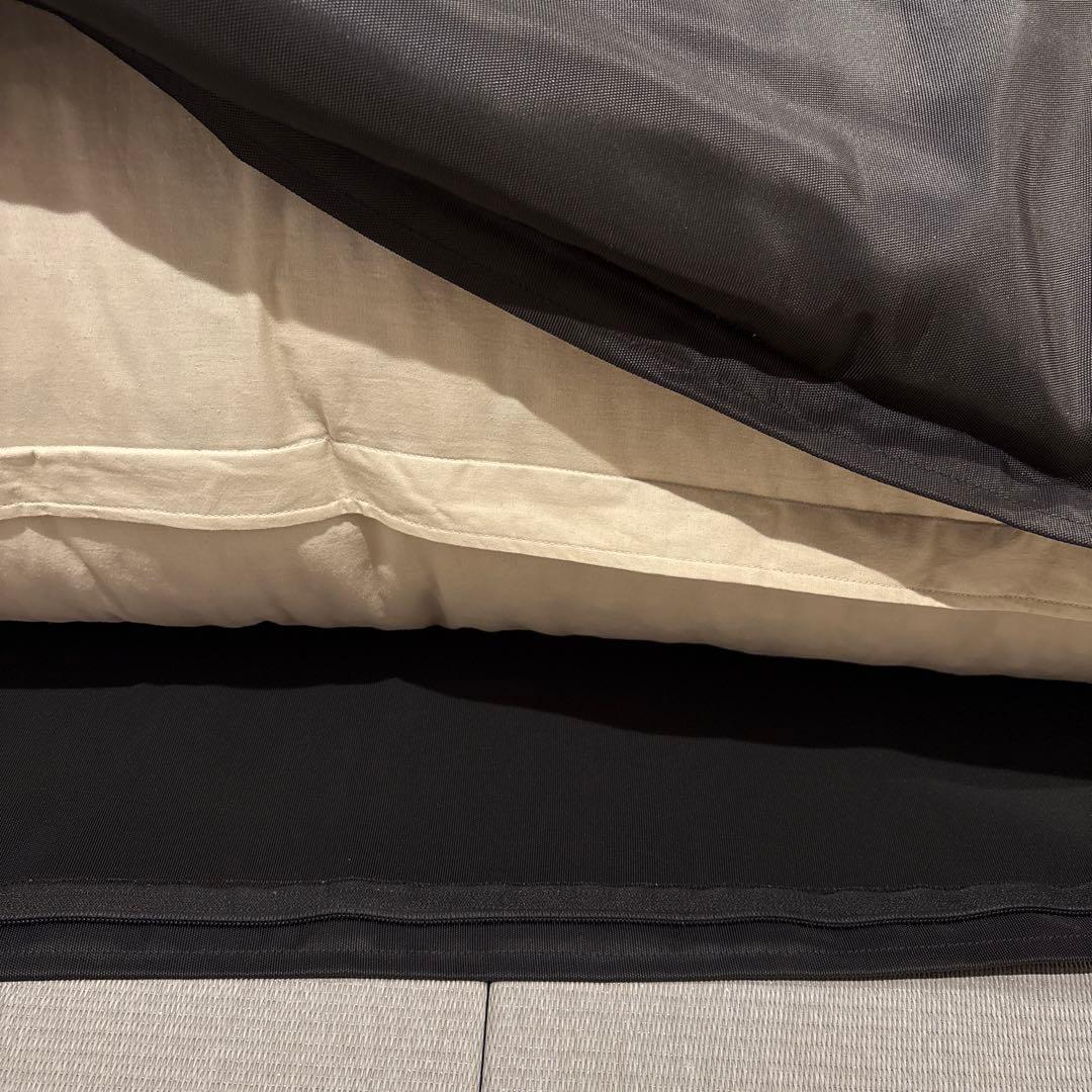 無印　良品計画　BIGクッション　濃ブラウン