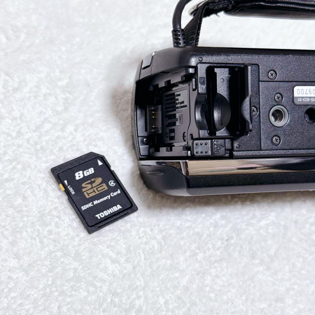 極美品　SONY　HDR-PJ590V HD　ビデオカメラ　バッテリー　2個付