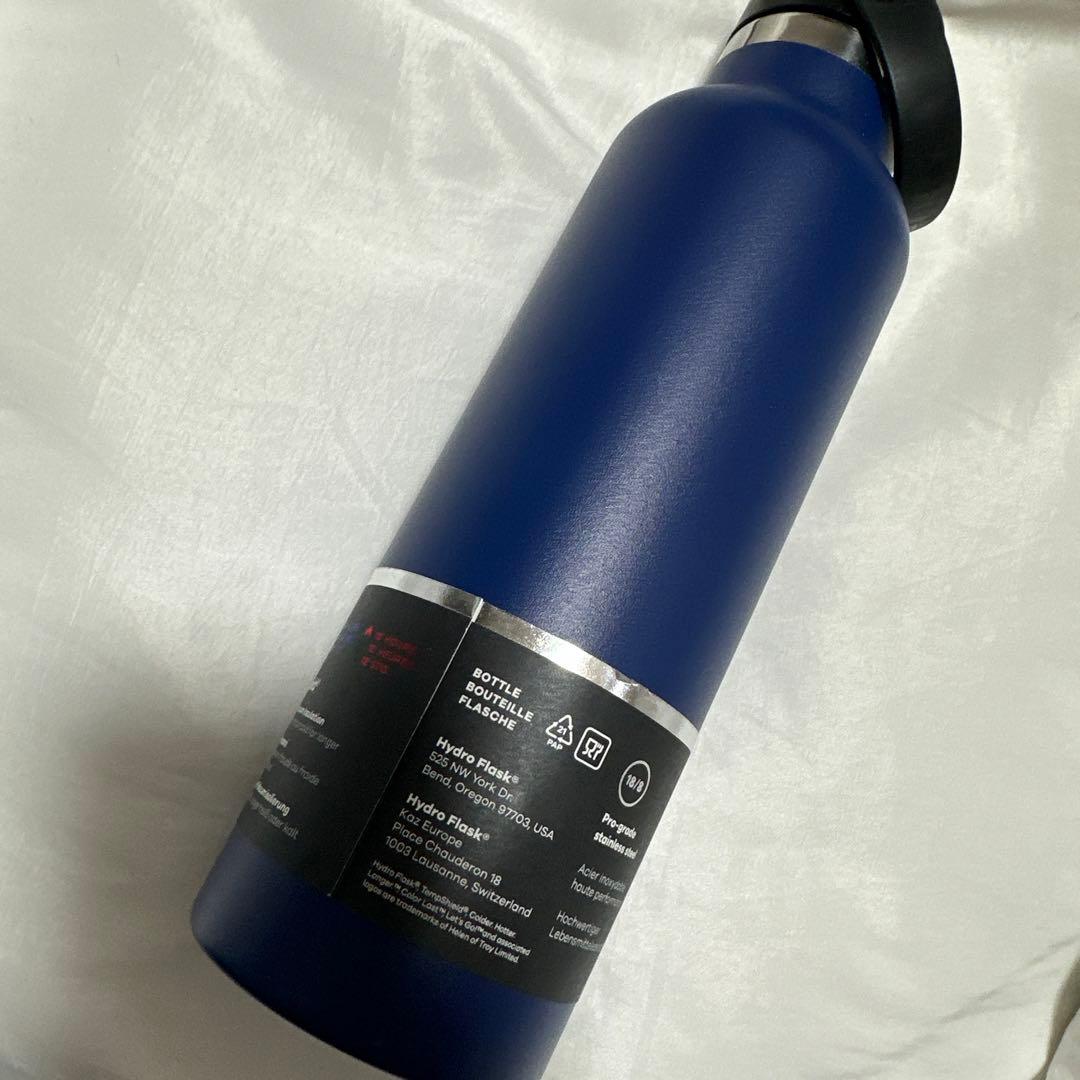新品　廃盤　ネイビー　Hydro Flask ステンレス製水筒 21oz
