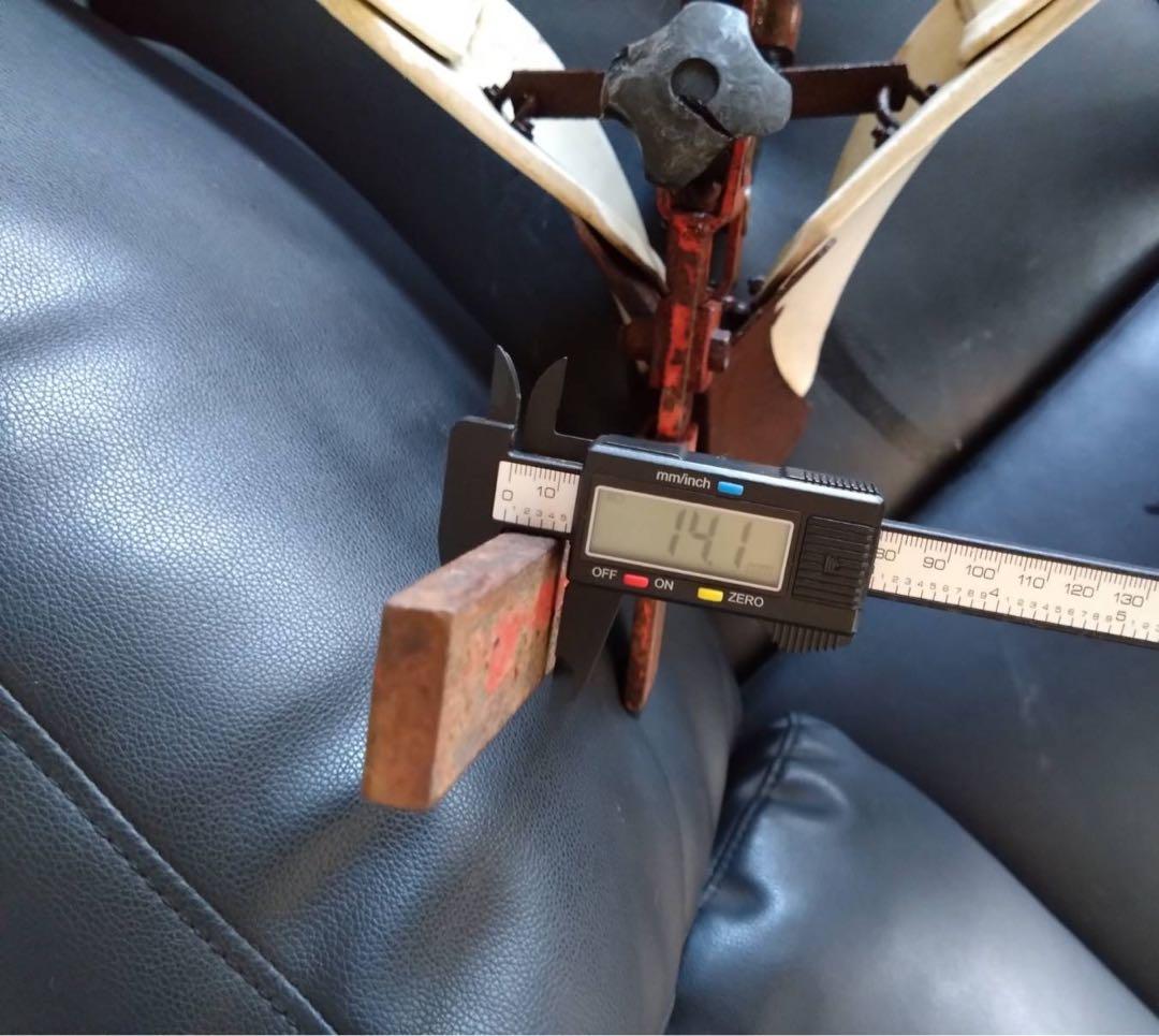 白色の培土機（2枚羽付き・長さ調節可）②