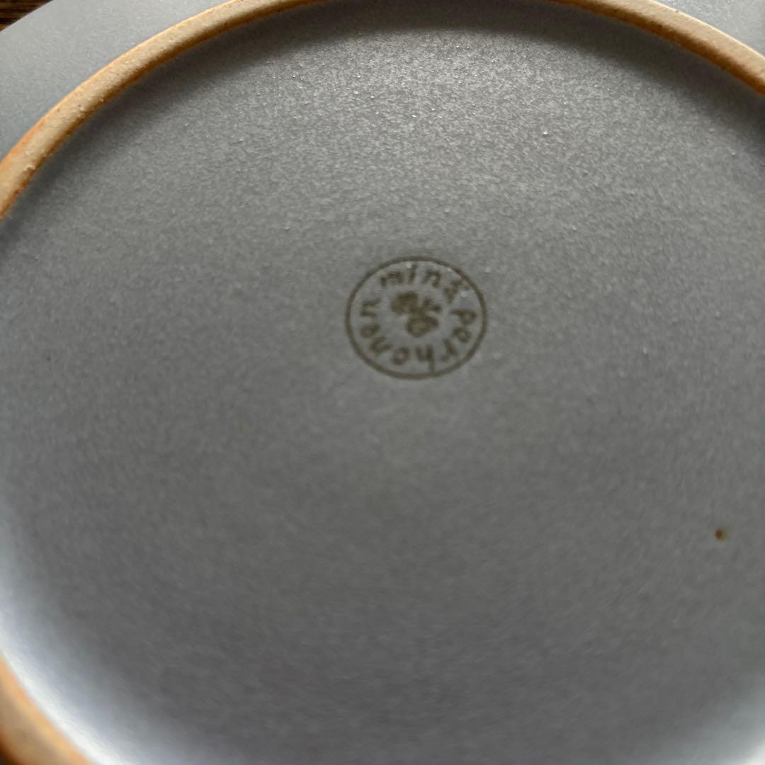 ミナペルホネン　タンバリン プレート　大　ブルー　美品