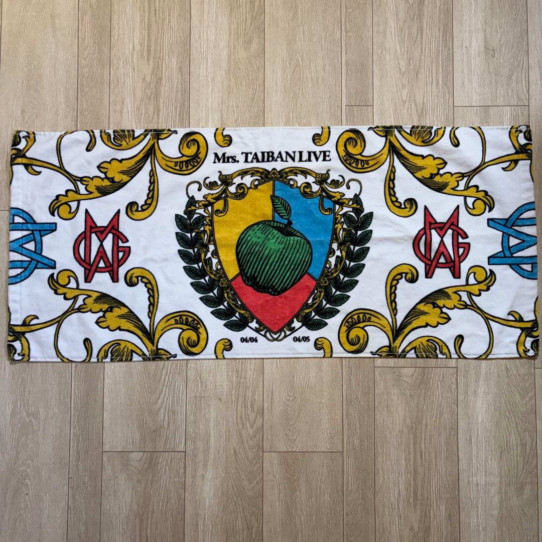 ミセスグリーンアップル ライブ タオル