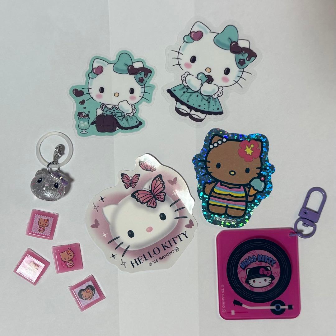 【美品】 キティ ハローキティ キーホルダー シール 巾着 グッズ まとめ売り
