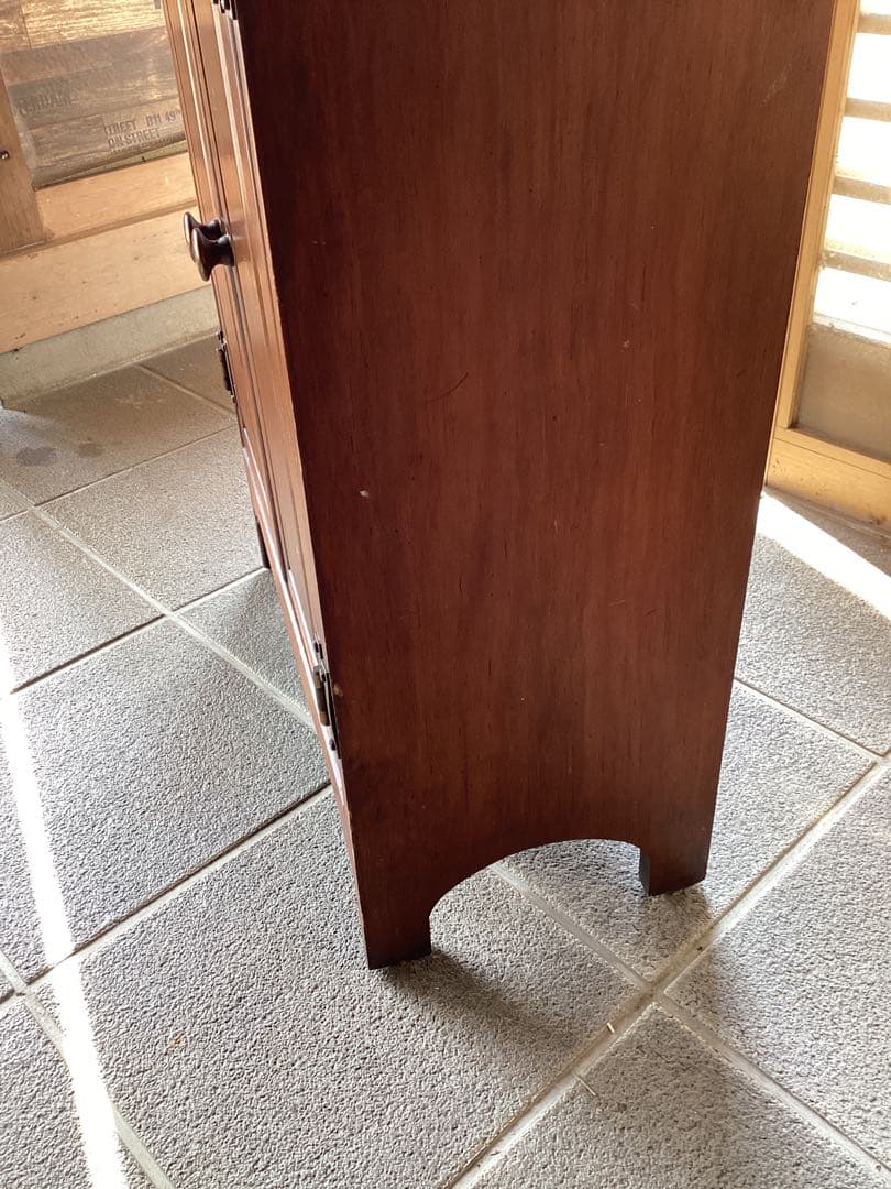 キャビネット　ライティングビューロー　アメリカン　デスク　ライト付き