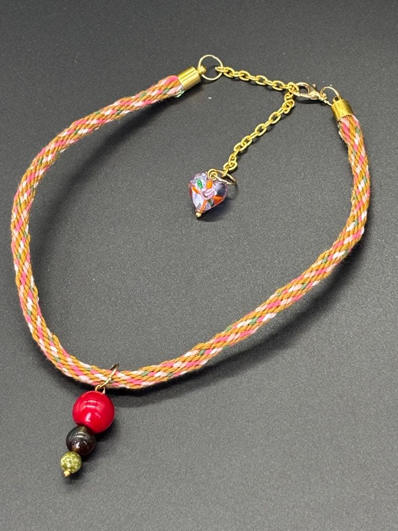 ハンドメイド チョーカー多色 ビーズ