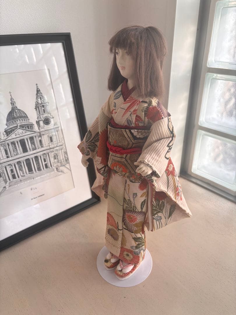 手作り着物の人形