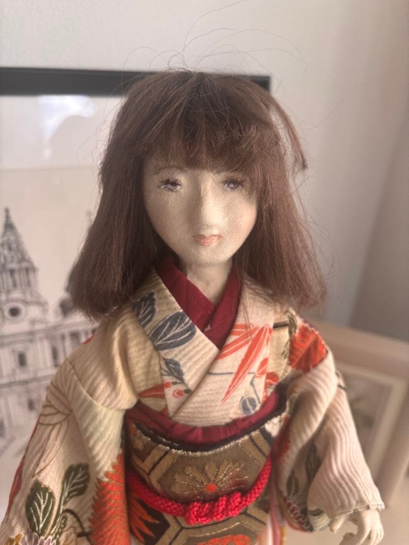 手作り着物の人形