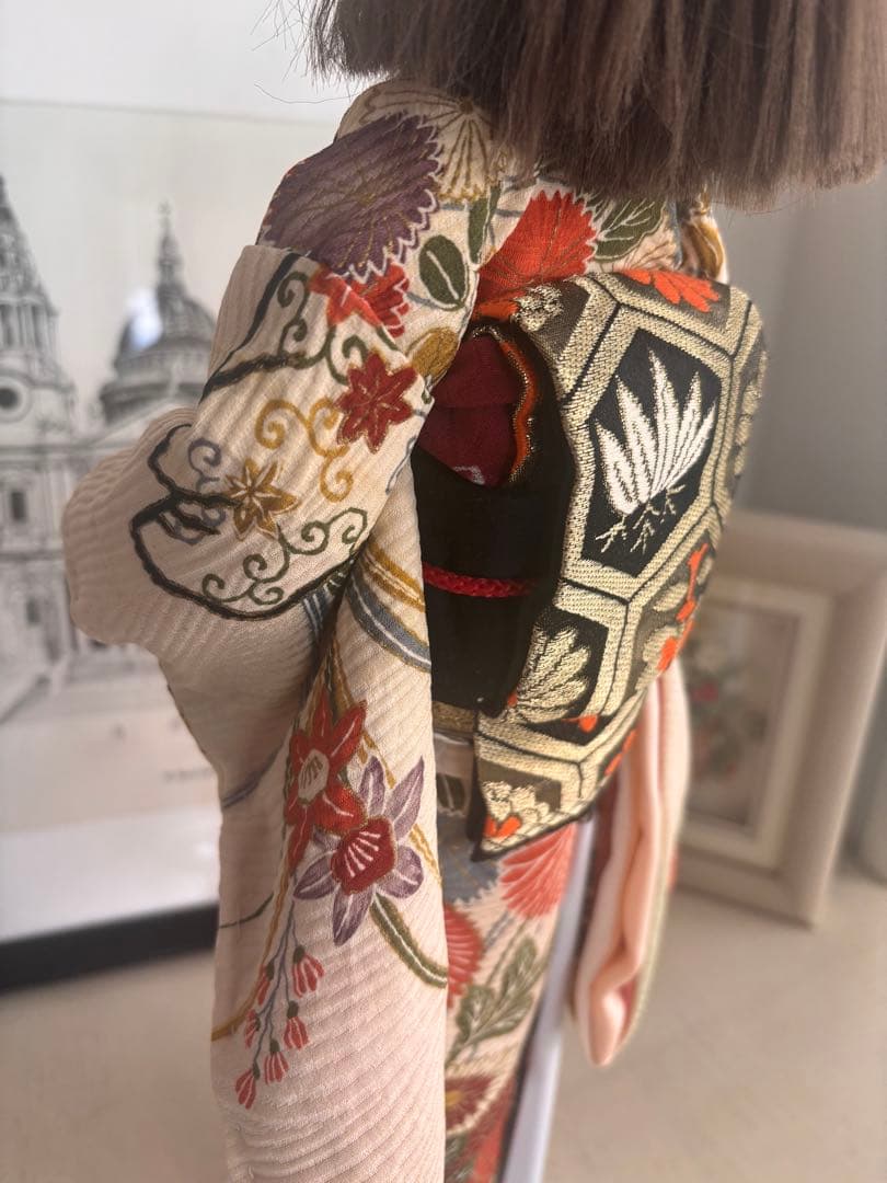 手作り着物の人形