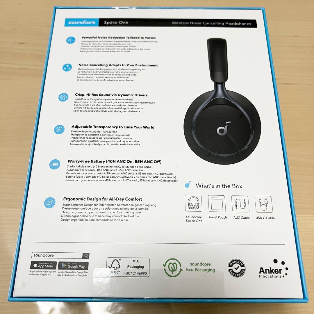 Anker ワイヤレス ヘッドホン 有線接続可能 正規品