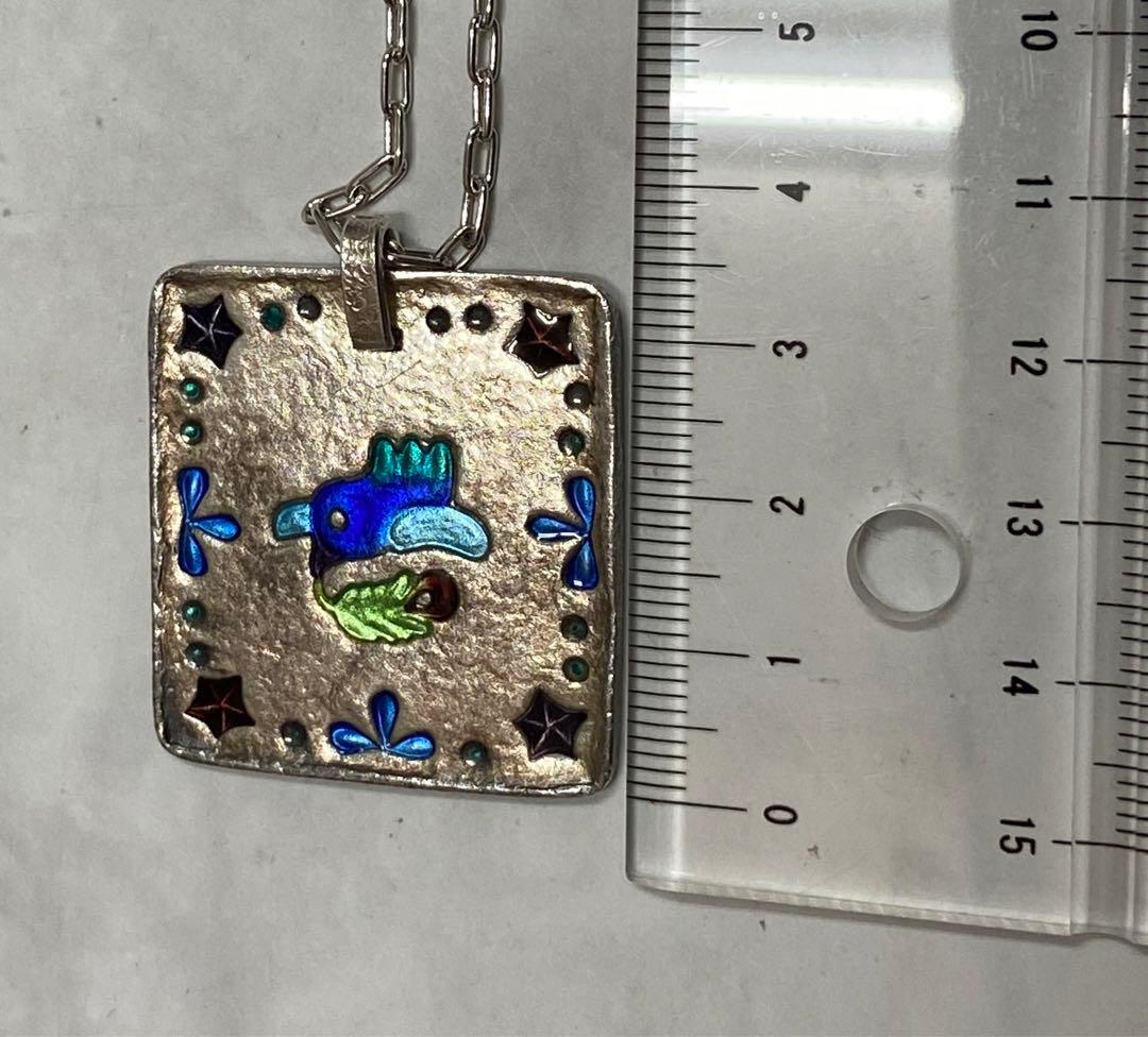 鶴岡鉦次郎 純銀 シルバー 鳥 ペンダント ネックレス