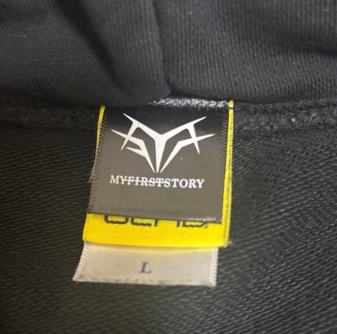 MY FIRST STORY Logo Hoodie ブラック L