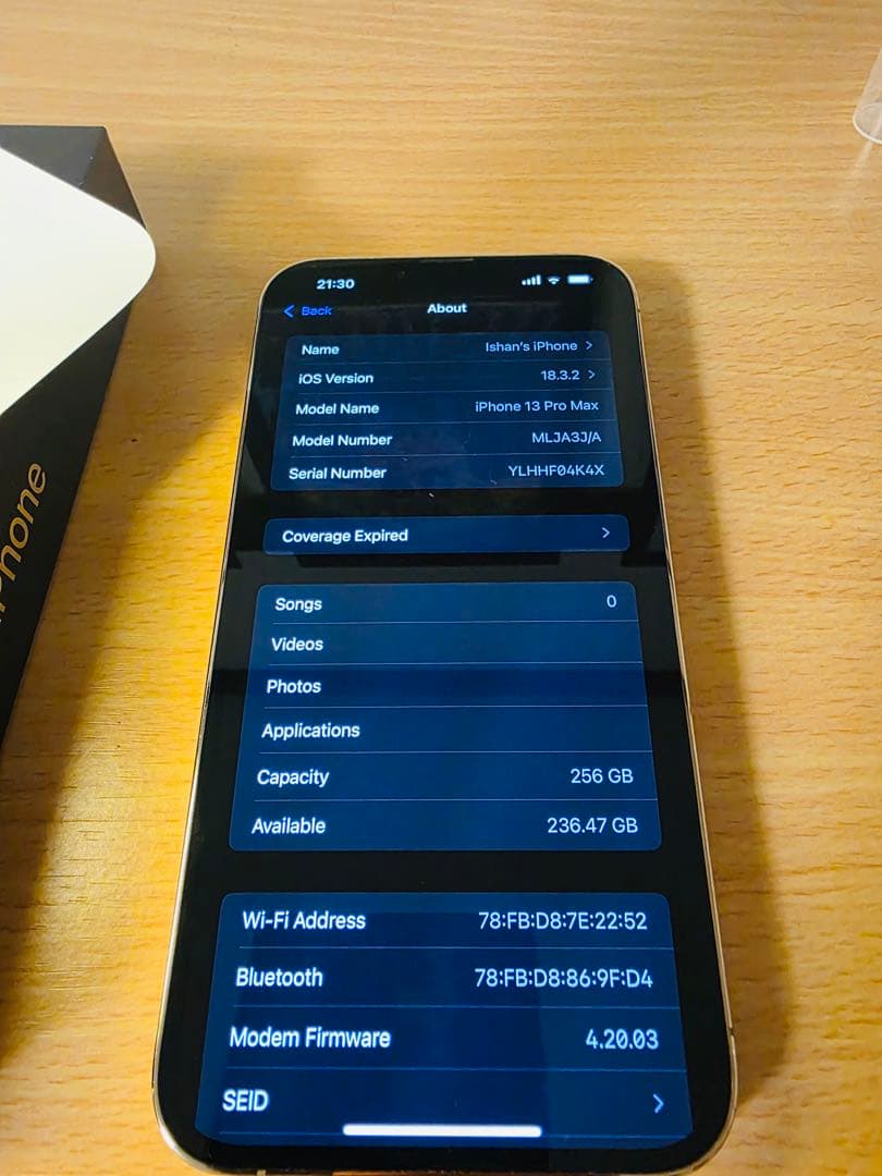 Apple iPhone 13 Pro Max 256GB ゴールド