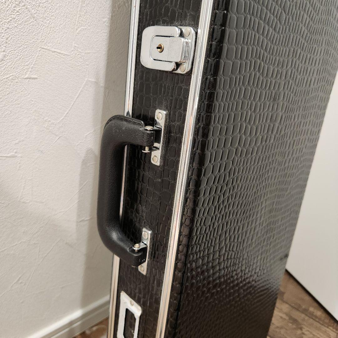 三線 沖縄 蛇皮 本革 ハードケース 宮古木工芸 故与儀栄功 氏