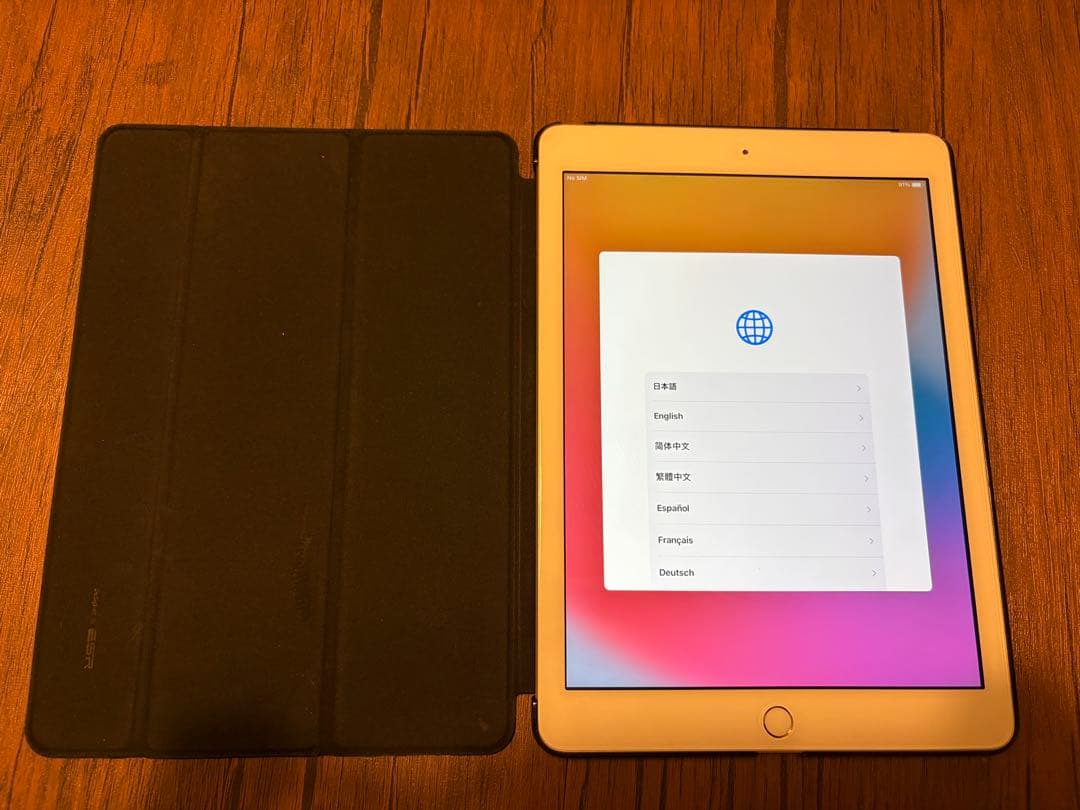 Apple iPad 第5世代 ゴールド 32GB ケース付き