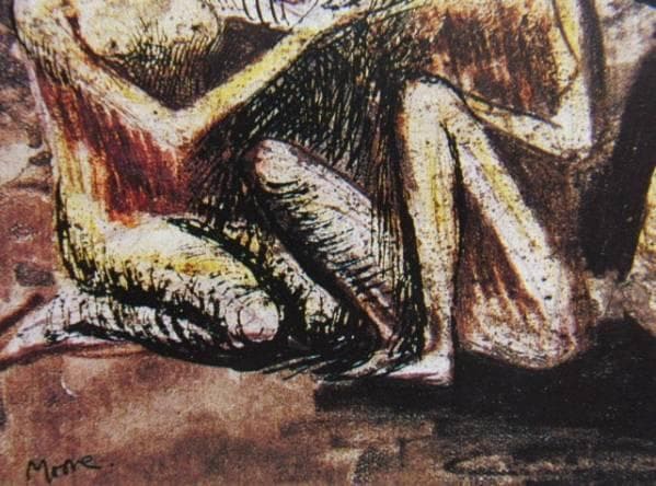 Henry Moore、STUDY、海外版超希少レゾネ、新品額付