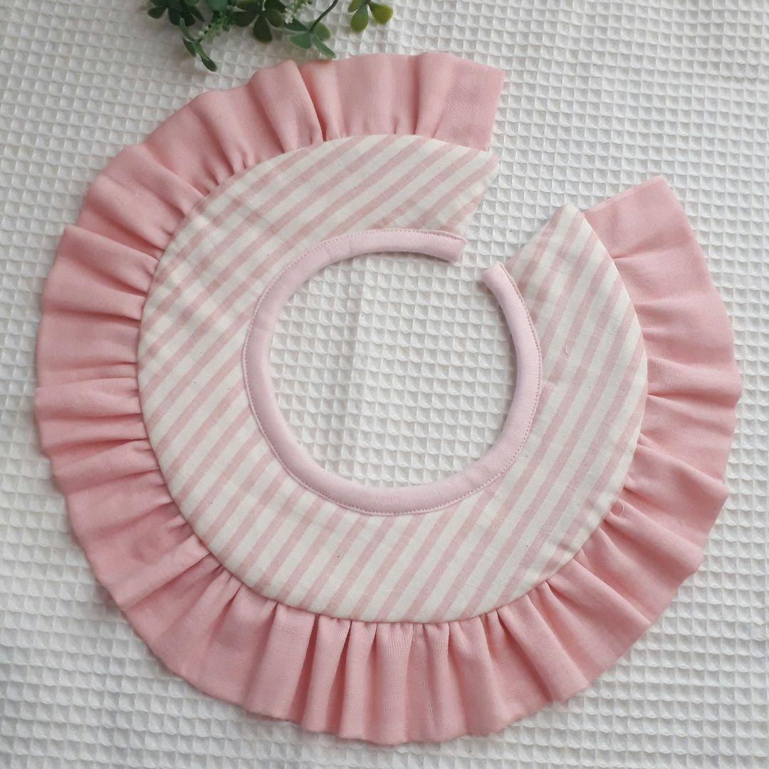 送料無料☆すいかのふりふりまんまるスタイ