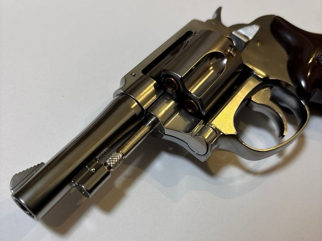 マルシン ポリスリボルバー 77ミリ銃身 シルバーABS