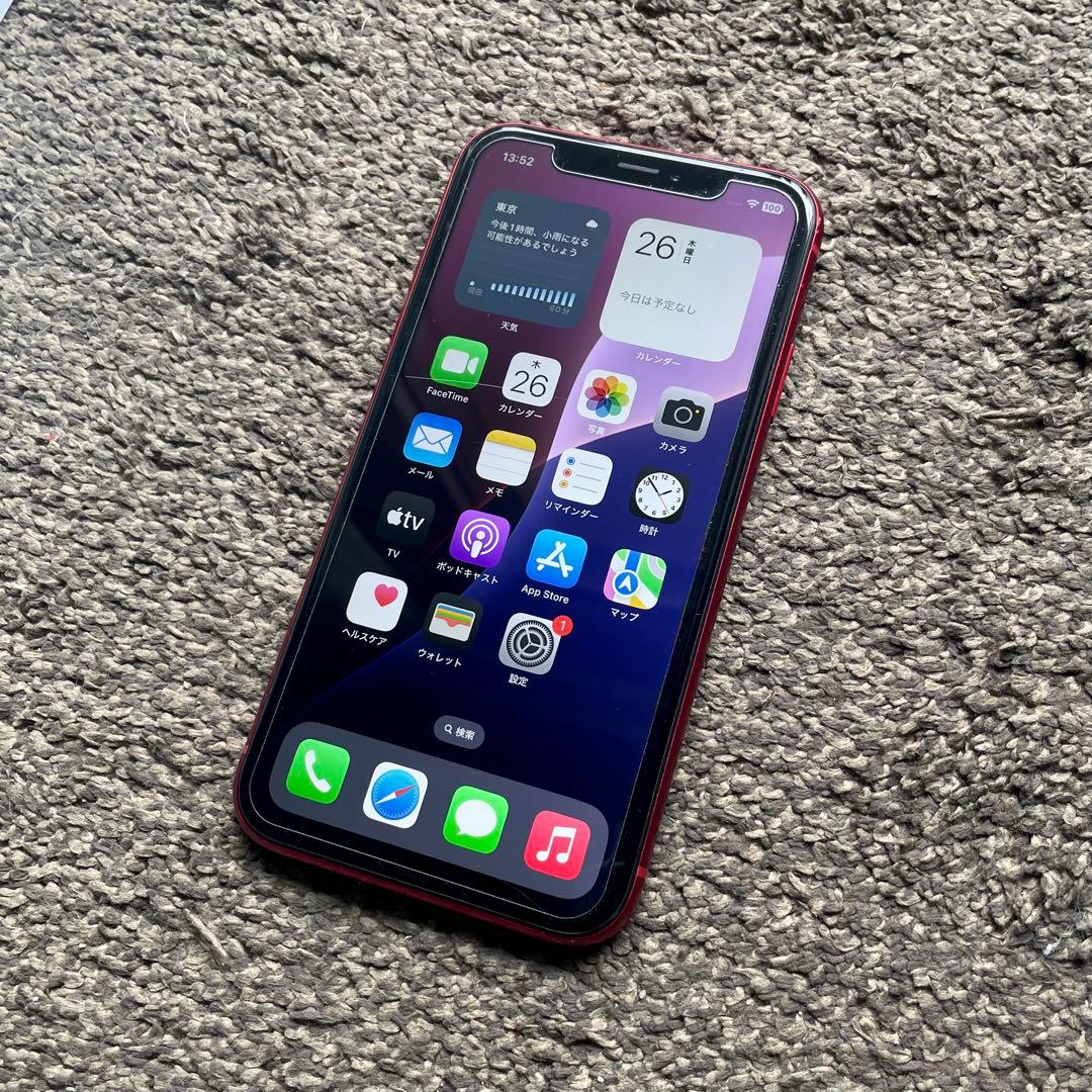 iPhone XR 64GB PRODUCT RED 箱付きsimフリー