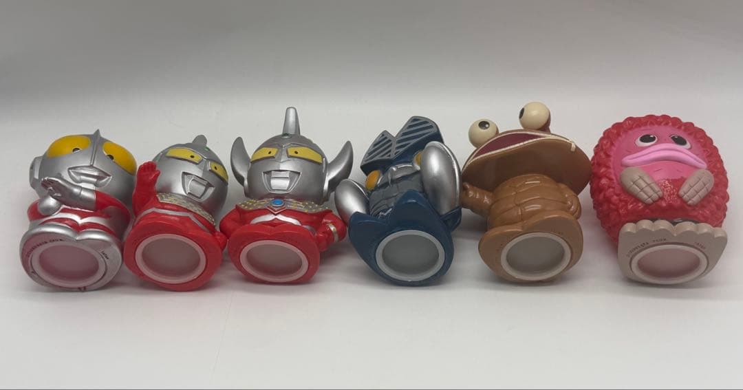 旧大和銀行 ノベルティ ウルトラマン ソフビ貯金箱 6種 セット 未使用品