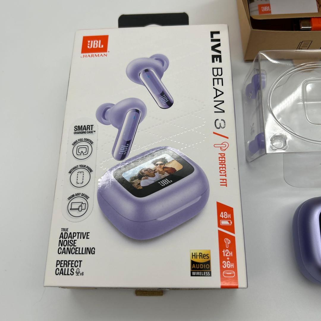 未使用に近い【JBL】live beam 3 パープル