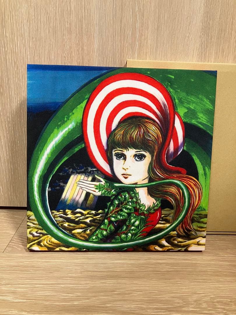 限定品！楳図かずお 闇のアルバム ファブリックパネル 絵画 壁掛け