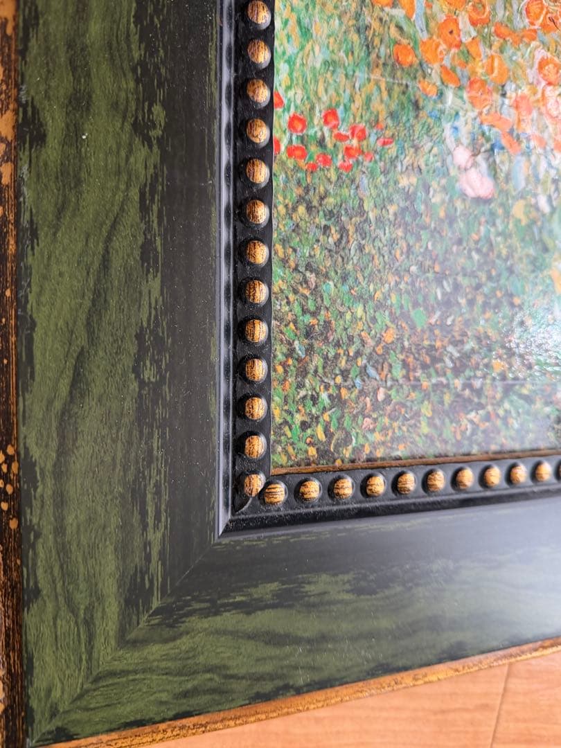 グスタフクリムト「フラワーガーデン」額縁セット