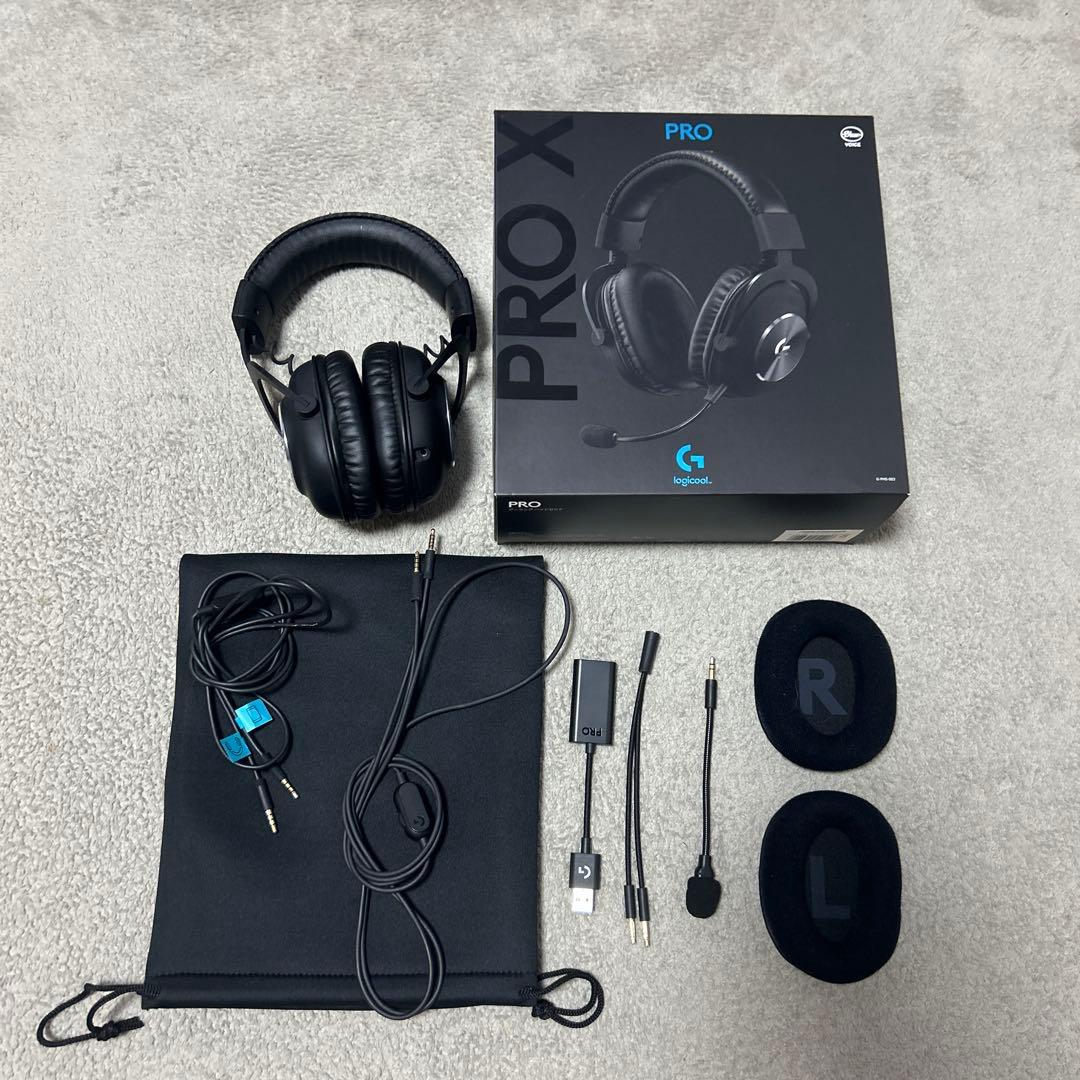 logicool PRO X ゲーミングヘッドセット（値下げ可）