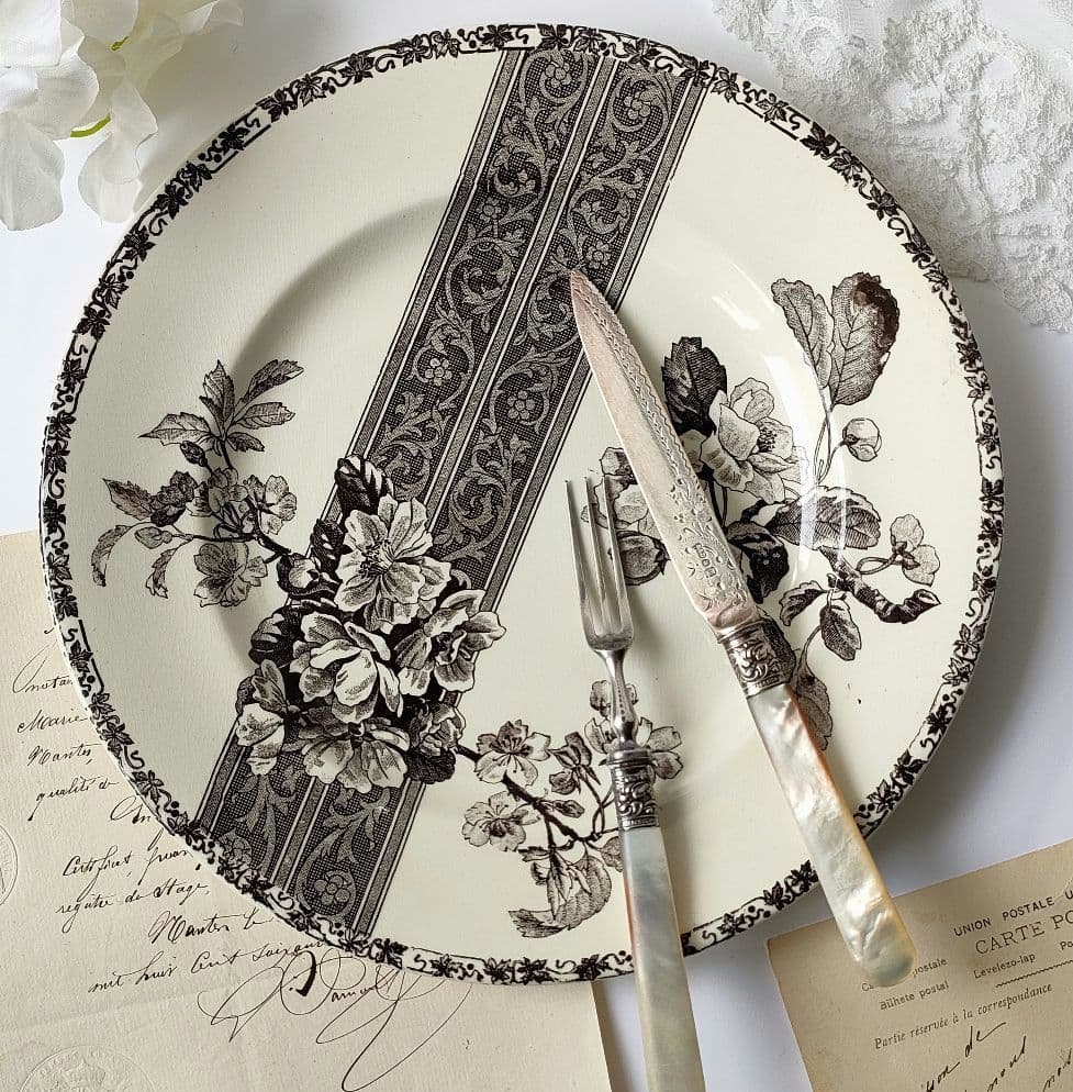 美品　ジョワジールロワ　平皿　フランスアンティーク