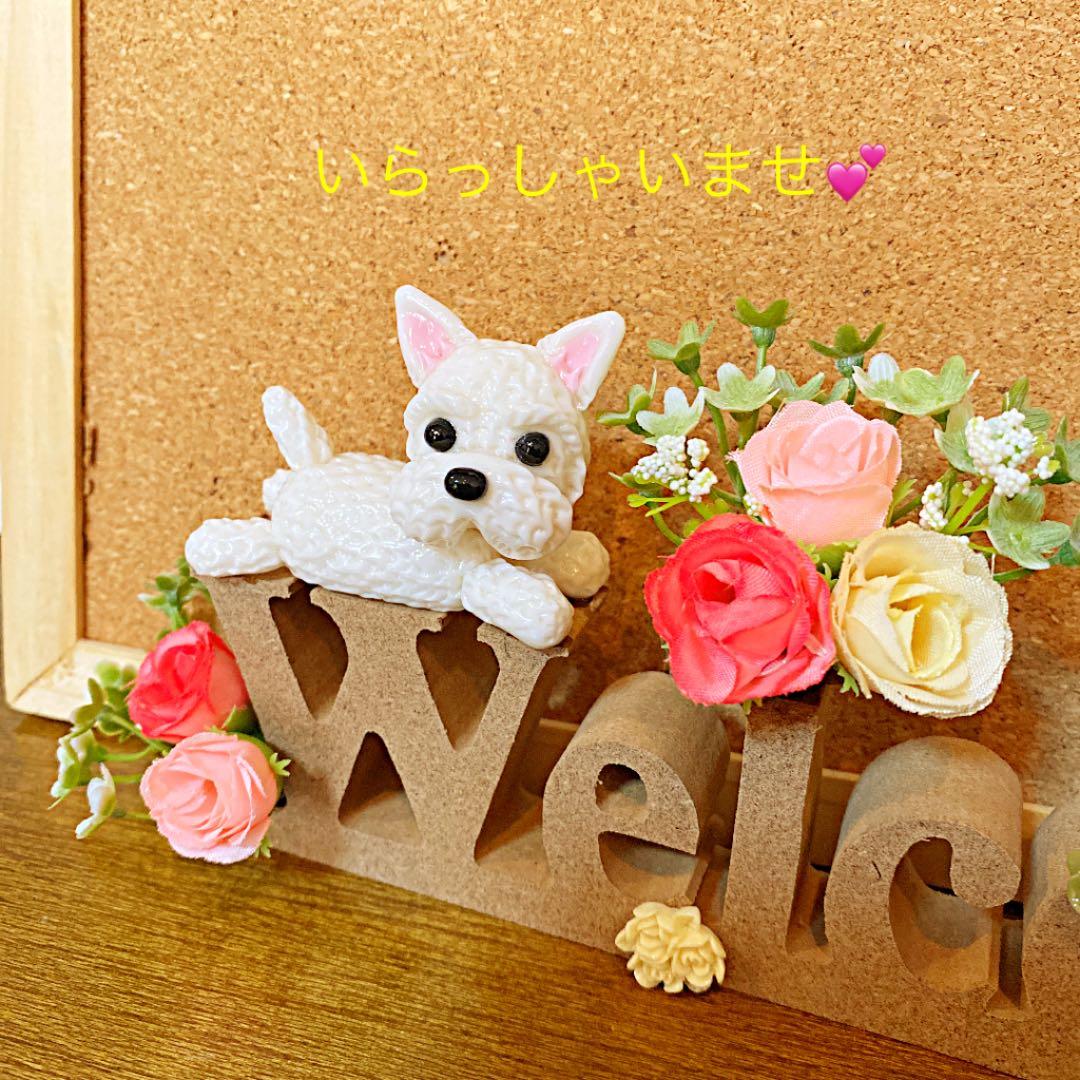うらちゃん様♥️ウエスティ ケアーンテリア ウェルカムボード プードル
