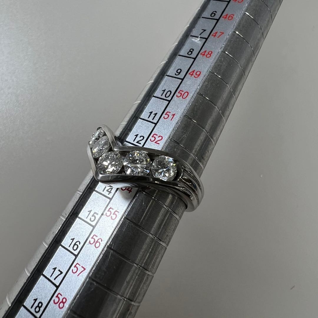 天然ダイヤモンド　1.004ct Pt900刻印　プラチナ指輪　7.3g