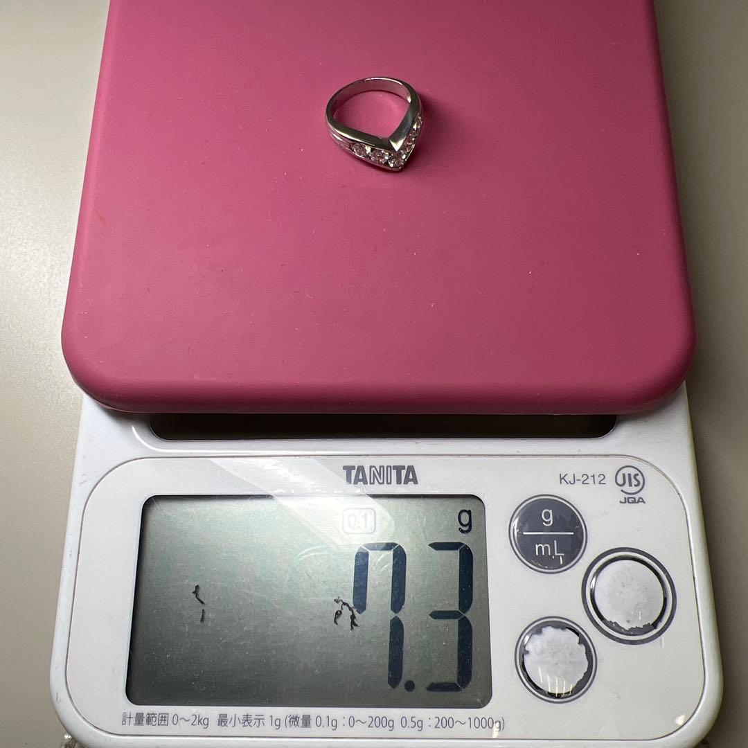 天然ダイヤモンド　1.004ct Pt900刻印　プラチナ指輪　7.3g