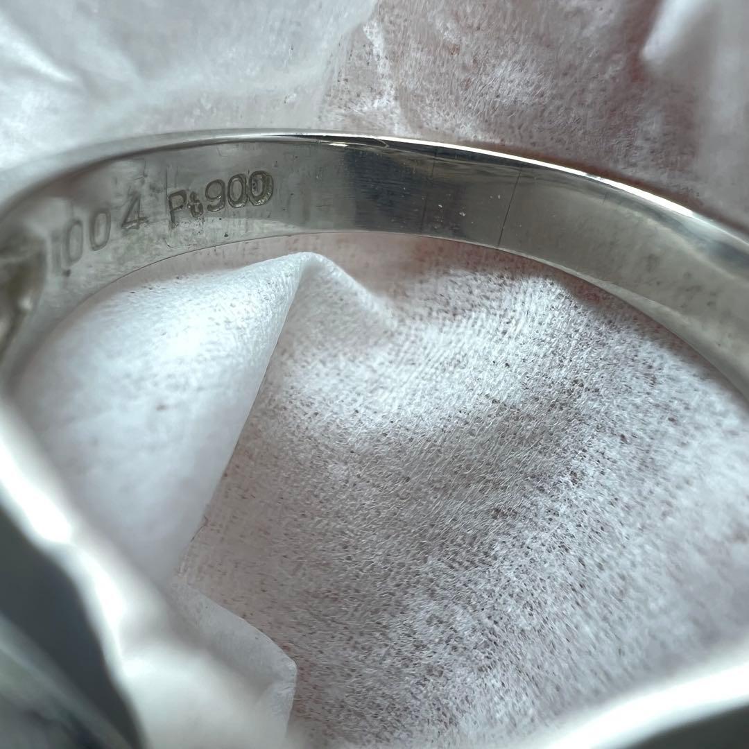 天然ダイヤモンド　1.004ct Pt900刻印　プラチナ指輪　7.3g
