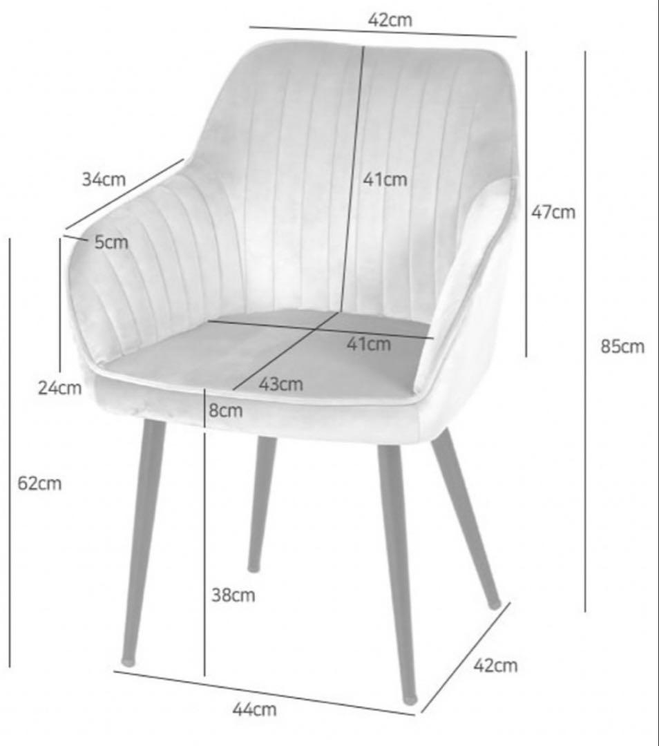 大人気韓国家具【新品同様】アームチェア モダン ダークベージュ 激安