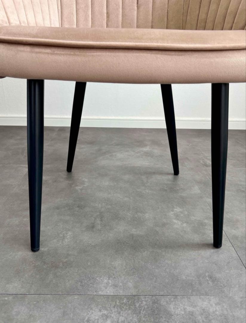 大人気韓国家具【新品同様】アームチェア モダン ダークベージュ 激安