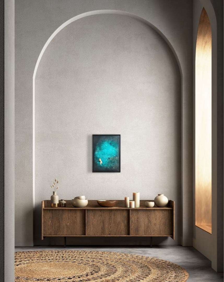 現代アート　35×26㎝　テクスチャー　インテリア　モダン　アートパネル　抽象画
