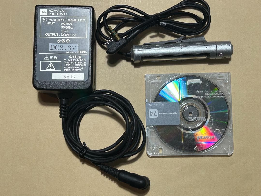 SONY MZ-R909 MDレコーダー リモコンACアダプタ付中古動作確認済